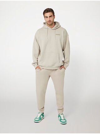 Pánská šedá mikina Guess Hooded Sweatshirt