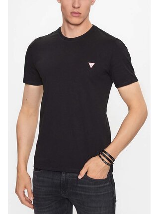 Pánské černé slim fit triko Core jblk Guess jeans