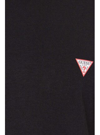 Pánské černé slim fit triko Core jblk Guess jeans