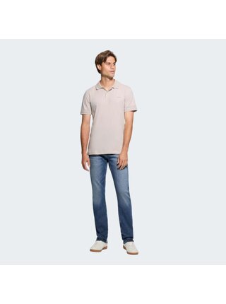 Pánské béžové polo triko Nolan Guess jeans