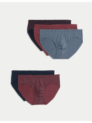 Kombiné z čisté bavlny s technologií Cool & Fresh™, 5 ks Marks & Spencer červená