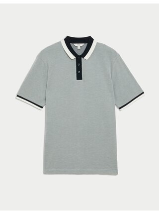 Jemná polokošile Marks & Spencer námořnická modrá