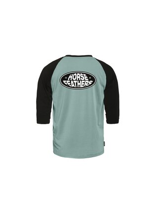 Triko Dynamo Raglan - blue haze/black HORSEFEATHERS