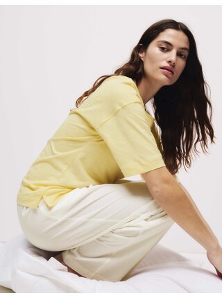 Pruhované pyžamové kalhoty Cool Comfort™, 2 ks Marks & Spencer žlutá