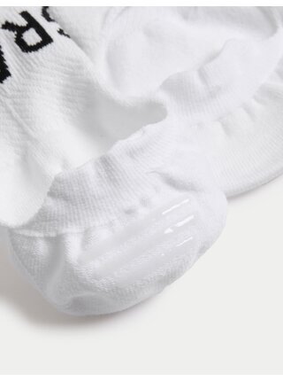 3 ks neviditelných vložek do tenisek Trainer Liners™ ze směsi bavlny Supima® Marks & Spencer bílá