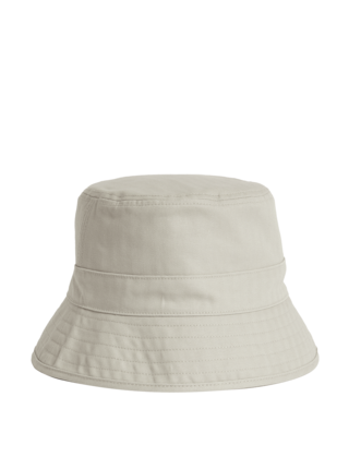 Klobouk typu „bucket“ se vzorem rybí kostry, z čisté bavlny Marks & Spencer béžová
