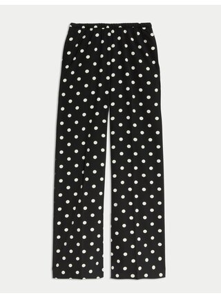 Kalhoty se širokými nohavicemi a zvířecím potiskem Marks & Spencer