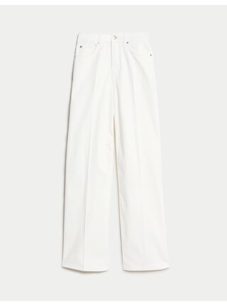 Elegantní džíny se širokými nohavicemi a vysokým pasem Marks & Spencer