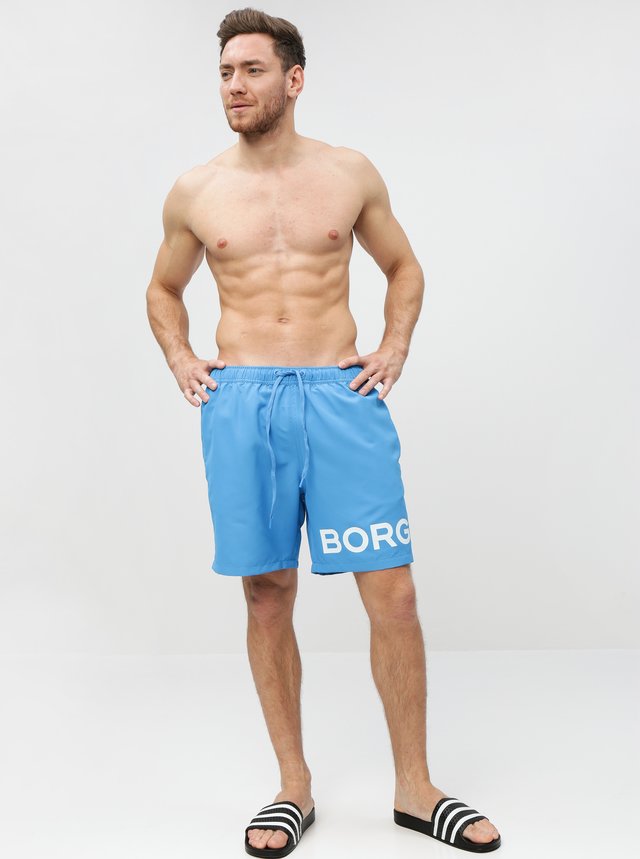 Modré plavky s potlačou Björn Borg Sheldon