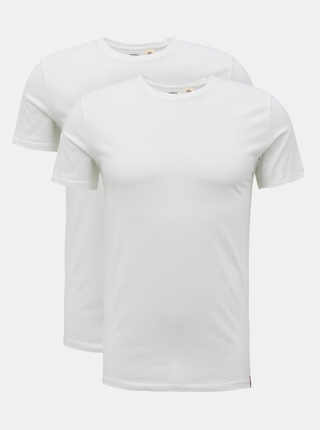 Sada dvou bílých pánských basic triček Levi's®