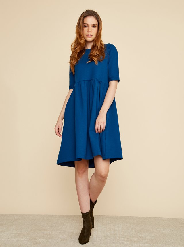 Tmavě modré šaty s kapsami ZOOT.lab Monika 2