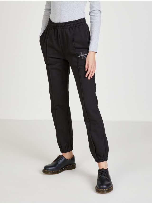 Černé dámské tepláky Calvin Klein Jeans