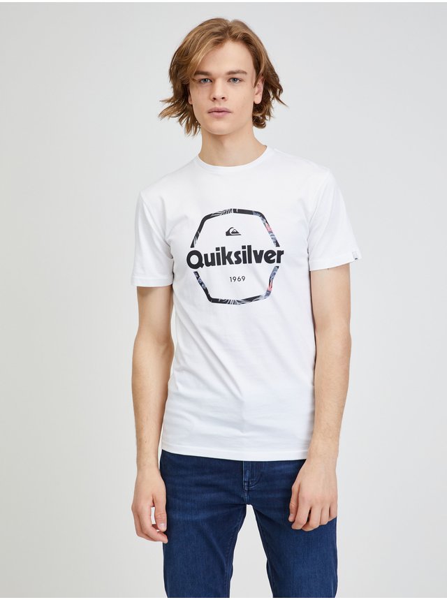 Bílé pánské tričko Quiksilver