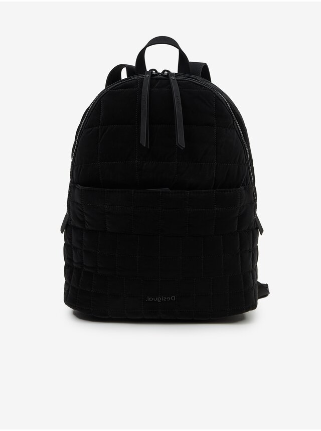 Černý dámský prošívaný batoh Desigual Cocoa Mombasa 2zippers