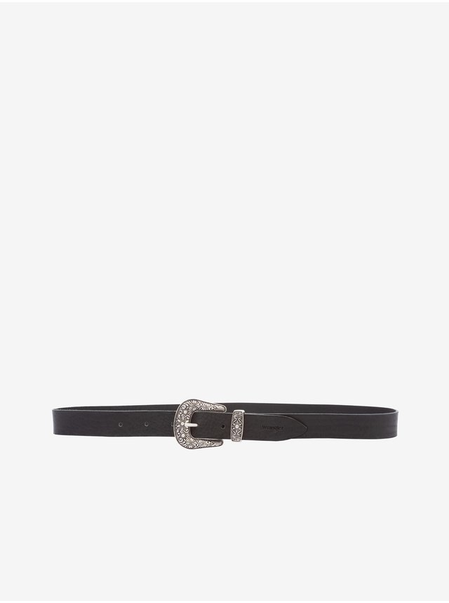Černý dámský kožený pásek Wrangler