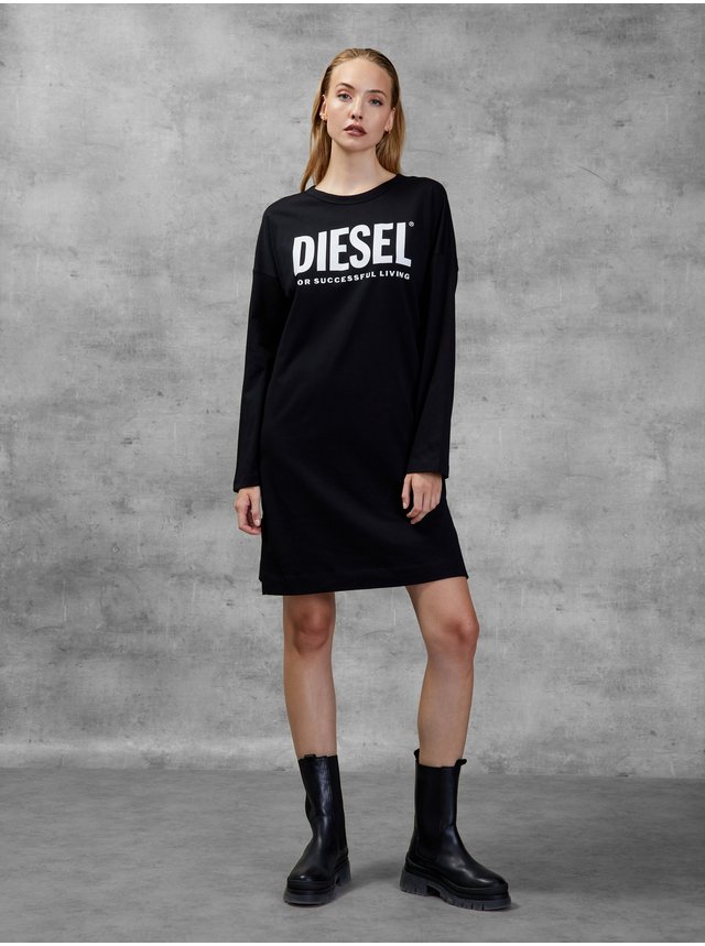 Čierne dámske šaty Diesel
