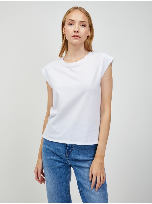 Topy a tričká pre ženy ORSAY - biela