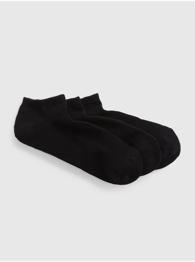 Sada tří párů ponožek v černé barvě GAP