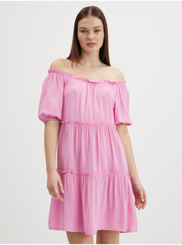 Růžové šaty JDY Amour